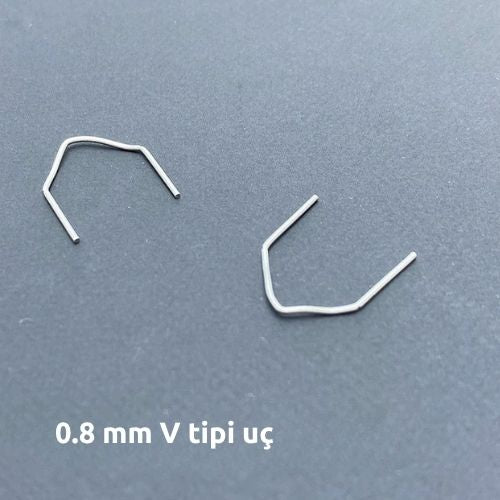 1500 Adet Karma Paket – S, W Tipi (Düz), V, M Tipi Plastik Tamir Teli
