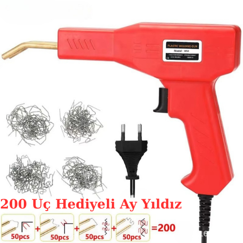 200  Uç Hediyeli Tampon  Tamir Cihazı / 0.8mm Plastik Kaynak Yedek Telleri